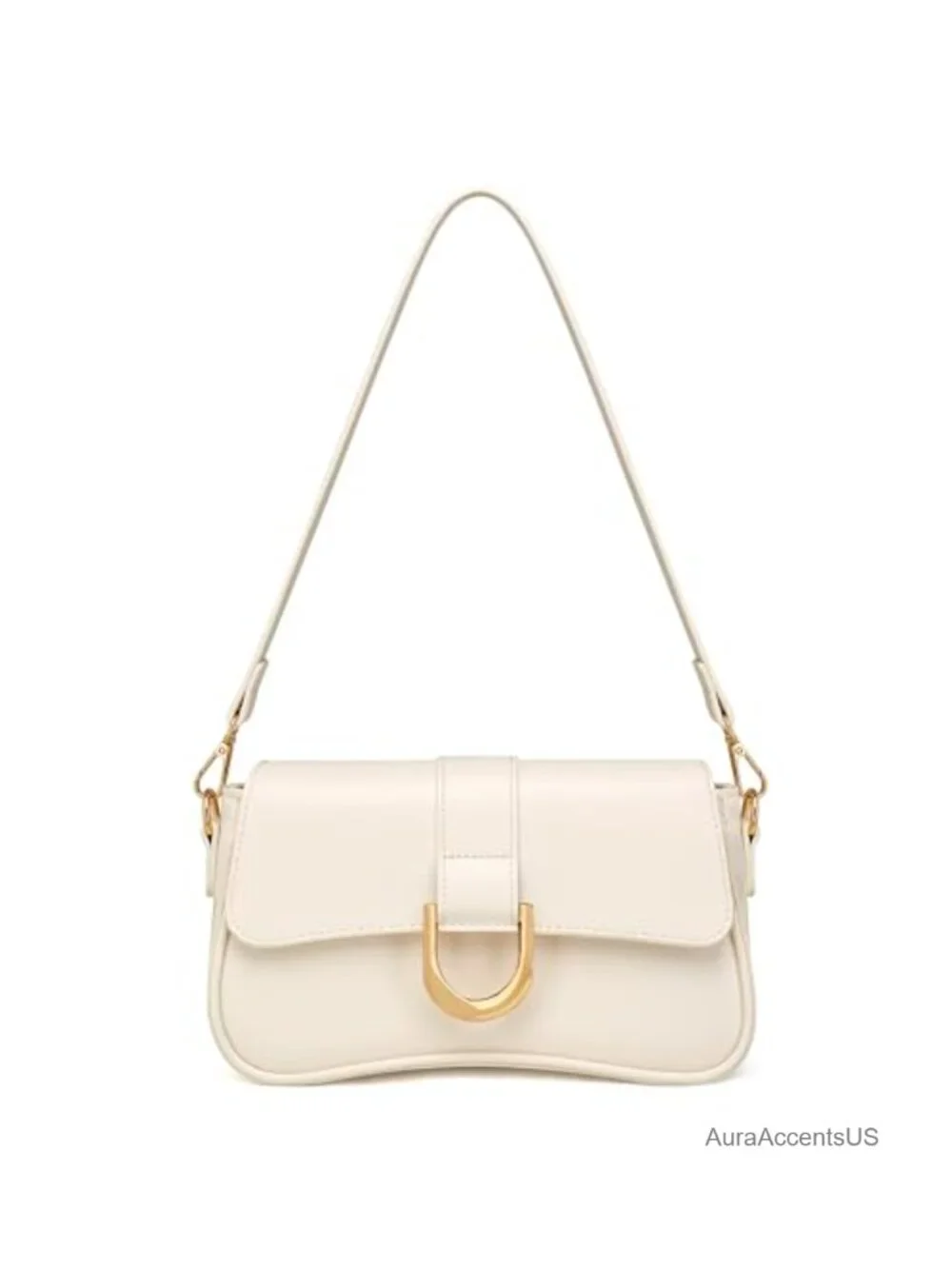 Small Shoulder Bag Hobo Purse Faux Leather Retro Underarm Clutch